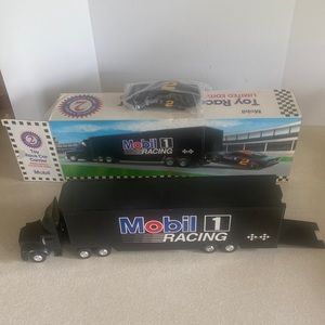 1994 Mobil 1 Toy Race Car Carrier Second of a Series Limited Edition in box